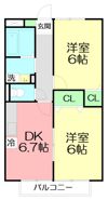 メイプルカーサの間取り画像