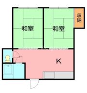 飯塚ハイツの間取り画像