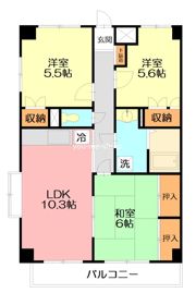 リヴェール正栄の間取り画像
