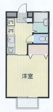 ロイヤルヒルズA Aの間取り画像