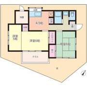 腰越津西貸家の間取り画像