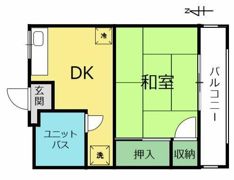 大貫ハイツの間取り画像