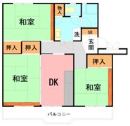 高村団地の間取り画像