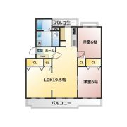 VILLAGE森の里 A号棟の間取り画像