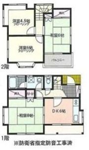 福田（青山）貸家の間取り画像
