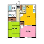 竹の上ハイツ NO．2の間取り画像