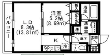 ラグーナレジデンスの間取り画像