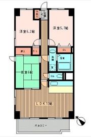 南藤沢AFビルの間取り画像