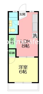 花園コーポの間取り画像