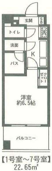 パティオ湘南の間取り画像