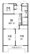 ヴァンハウス湘南平塚の間取り画像