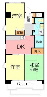 めぐみビルの間取り画像