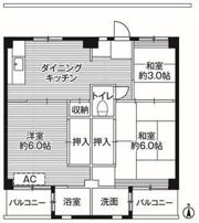 ビレッジハウス鎌倉7号棟の間取り画像