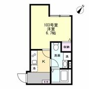 ベイルーム六会の間取り画像