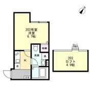 ベイルーム六会の間取り画像