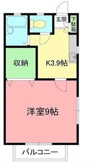 エイサンス古谷田の間取り画像