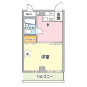 アベニール伊勢原の間取り画像