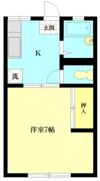 パナハイツ石井Aの間取り画像