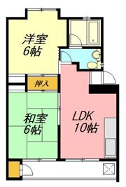 アパートメント大貫の間取り画像