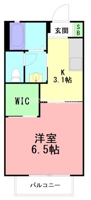 アーバンハイムAの間取り画像