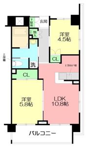 パノラマ南鴨宮の間取り画像