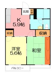 ビューテラス・ミナミの間取り画像