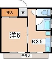 金子荘の間取り画像