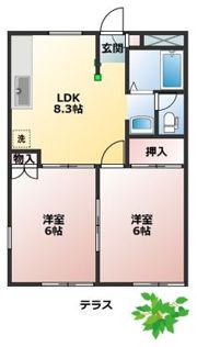 ハイツアザレアの間取り画像