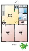 ハイツアザレアの間取り画像