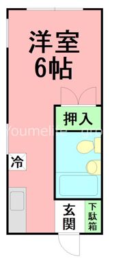 コーポアルファの間取り画像