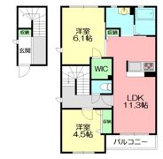 シャーメゾン広貴の間取り画像