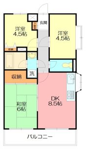 クリオかしわ台弐番館の間取り画像