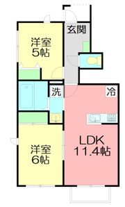 リリークレールIIの間取り画像