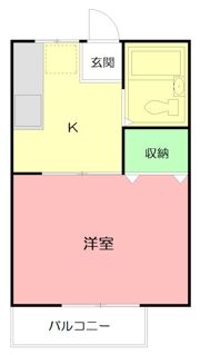 コーポPBの間取り画像