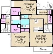 サンハイツ高谷の間取り画像