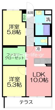 ジュヌ・プリーモの間取り画像