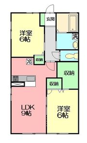 ユウハイムの間取り画像