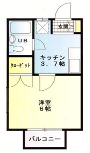 メゾンソエダの間取り画像