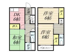 コンフォール栢山の間取り画像