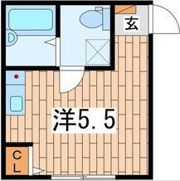 エスポワール立場の間取り画像