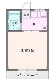 コーポ愛名Aの間取り画像