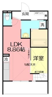 LAID BACK TERRACE（レイドバックテラス）の間取り画像