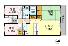 Bellevue壱番館の間取り画像