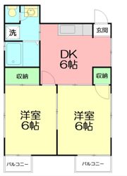 ヴァレーヌ茅ヶ崎の間取り画像