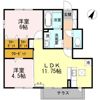エスコートみなみ B棟の間取り画像