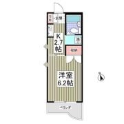 パールハイツ東八幡の間取り画像