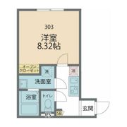 カインドネス本厚木Northの間取り画像