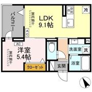 グリシーナ鵠沼石上の間取り画像