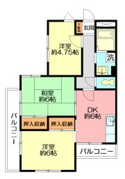 シーサイドハイムの間取り画像