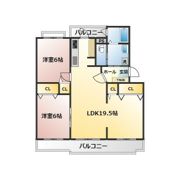 VILLAGE森の里 A号棟の間取り画像